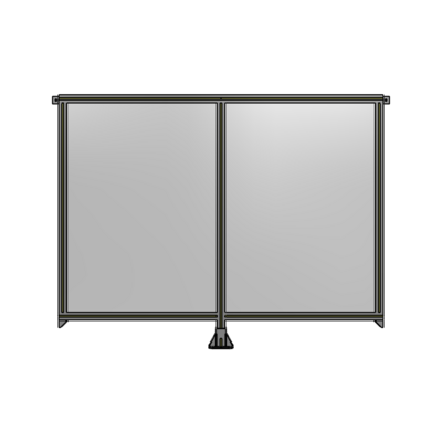 DOUBLE PANEL-LEG IN CENTER AND TIE PLATE CONNECTORS 1400MM X 1800MM  1/4&quot; POLYCARBONATE, AS KIT