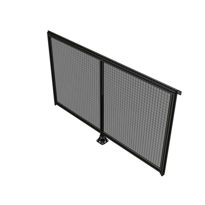 B7-1400-2200-0150-TYMFK DOUBLE PANEL-LEG IN CENTER AND TIE PLATE CONNECTORS 1400MM X 2200MM  1" MESH, AS A KIT