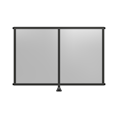 DOUBLE PANEL-LEG IN CENTER AND HINGE CONNECTORS 1700MM X 2400MM  1/4" POLYCARBONATE, AS A KIT