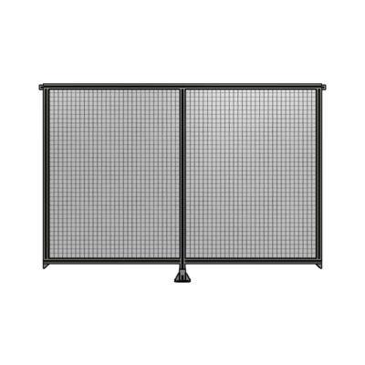 DOUBLE PANEL-LEG IN CENTER AND TIE PLATE CONNECTORS 1700MM X 2400MM  1" MESH, AS A KIT
