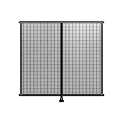 DOUBLE PANEL-LEG IN CENTER AND HINGE CONNECTORS 2135MM X  2200MM  1&quot; MESH, AS A KIT