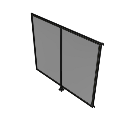 B7-2135-2400-0150-HYPFK DOUBLE PANEL-LEG IN CENTER AND HINGE CONNECTORS 2135MM X 2400MM 1/4" POLYCARBONATE, AS A KIT