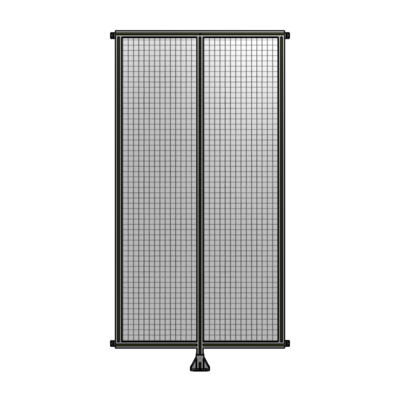 DOUBLE PANEL-LEG IN CENTER AND HINGE CONNECTORS 2400MM X 1200MM  1" MESH, AS A KIT