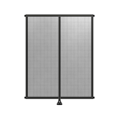 DOUBLE PANEL-LEG IN CENTER AND HINGE CONNECTORS 2400MM X 1800MM  1" MESH, AS A KIT