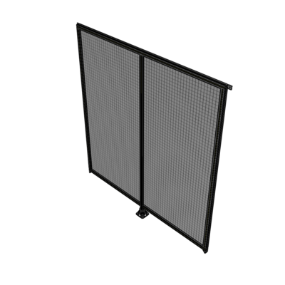 B7-2400-2200-0150-TYMFK DOUBLE PANEL-LEG IN CENTER AND TIE PLATE CONNECTORS 2400MM X 2200MM  1" MESH, AS A KIT