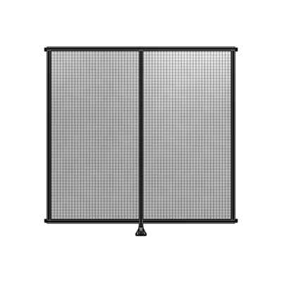 DOUBLE PANEL-LEG IN CENTER AND HINGE CONNECTORS 2400MM X 2400MM  1" MESH, AS A KIT