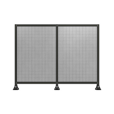 DOUBLE PANEL-3 LEGS  1700MM X 2200MM  1&quot; MESH, FULLY ASSEMBLED
