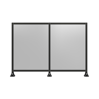 DOUBLE PANEL-3 LEGS  1700MM X 2400MM  1/4&quot; POLYCARBONATE, FULLY ASSEMBLED