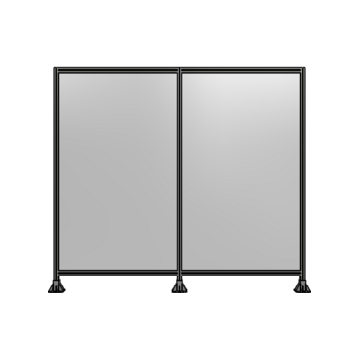 DOUBLE PANEL-3 LEGS  2135MM X 2400MM  1/4&quot; POLYCARBONATE, FULLY ASSEMBLED