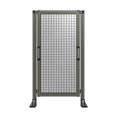 E3-1400-0750-0150-GYMTA SINGLE REMOVABLE PANEL WITH LEGS 1400MM X 750MM 1" MESH, FULLY ASSEMBLED