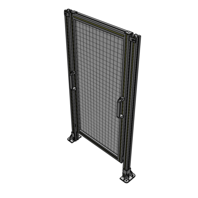 E3-1400-0750-0150-GYMTA SINGLE REMOVABLE PANEL WITH LEGS 1400MM X 750MM 1" MESH, FULLY ASSEMBLED