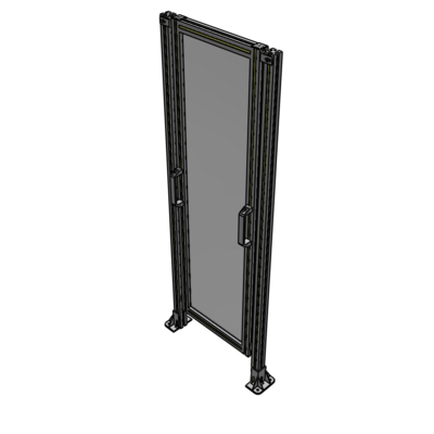 E3-1700-0600-0150-GYPTK SINGLE REMOVABLE PANEL WITH LEGS 1700MM X 600MM 1/4" POLYCARBONATE, AS A KIT