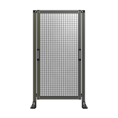 SINGLE REMOVABLE PANEL WITH LEGS 1700MM X 900MM 1&quot; MESH, FULLY ASSEMBLED
