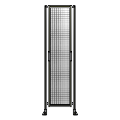 SINGLE REMOVABLE PANEL WITH LEGS 2135MM X 600MM 1&quot; MESH, FULLY ASSEMBLED