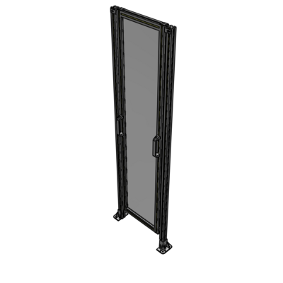 E3-2135-0600-0150-GYPTA SINGLE REMOVABLE PANEL WITH LEGS 2135MM X 600MM 1/4" POLYCARBONATE, FULLY ASSEMBLED