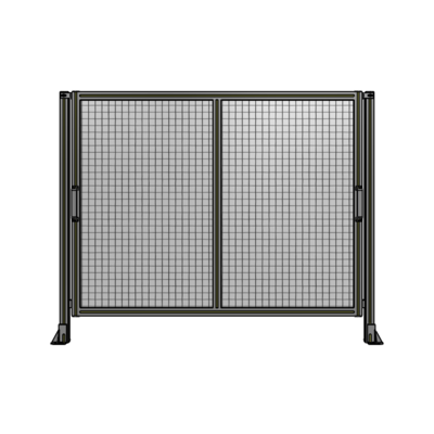 E4-1400-1750-0150-GYMTA DOUBLE REMOVABLE PANEL WITH LEGS 1400MM X 1750MM 1" MESH, FULLY ASSEMBLED