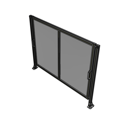 E4-1400-1750-0150-GYPTK DOUBLE REMOVABLE PANEL WITH LEGS 1400MM X 1750MM 1/4" POLYCARB, AS A KIT