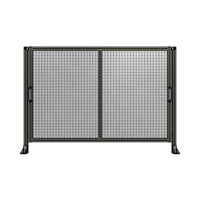 DOUBLE REMOVABLE PANEL WITH LEGS 1400MM X 2000MM 1&quot; MESH, AS A KIT
