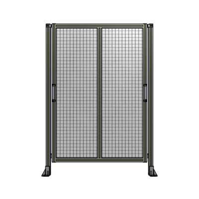 DOUBLE REMOVABLE PANEL WITH LEGS 1700MM X 1200MM 1&quot; MESH, AS A KIT