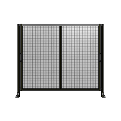 DOUBLE REMOVABLE PANEL WITH LEGS 1700MM X 2000MM 1&quot; MESH, AS A KIT