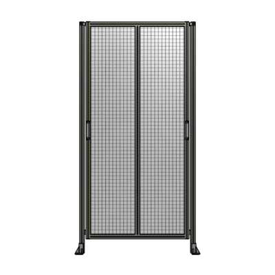DOUBLE REMOVABLE PANEL WITH LEGS 2400MM X 1200MM 1&quot; MESH, AS A KIT