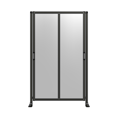 DOUBLE REMOVABLE PANEL WITH LEGS 2400MM X 1450MM 1/4&quot; POLYCARBONATE, AS A KIT