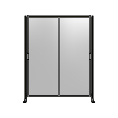 DOUBLE REMOVABLE PANEL WITH LEGS  2400MM X 1900MM 1/4&quot; POLYCARBONATE, FULLY ASSEMBLED
