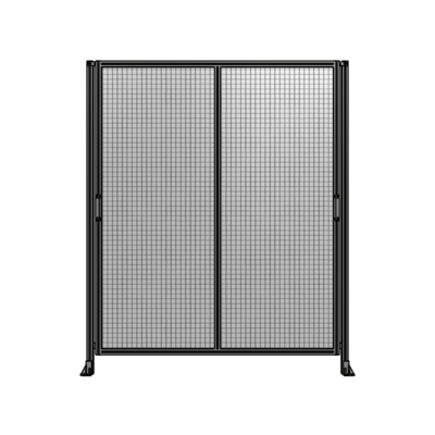 DOUBLE REMOVABLE PANEL WITH LEGS 2400MM X 2000MM 1&quot; MESH, AS A KIT