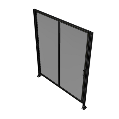 E4-2400-2000-0150-GYPTK DOUBLE REMOVABLE PANEL WITH LEGS 2400MM X 2000MM 1/4" POLYCARBONATE, AS A KIT