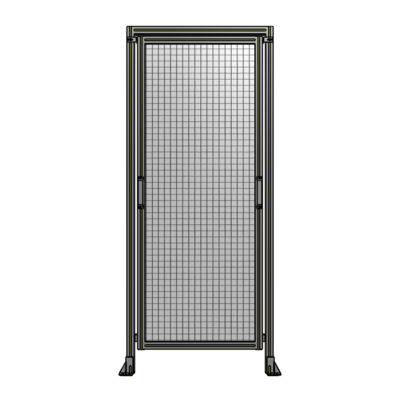 SINGLE REMOVABLE PANEL WITH LEGS AND A HEADER  2135MM X 900MM 1&quot; MESH, AS A KIT