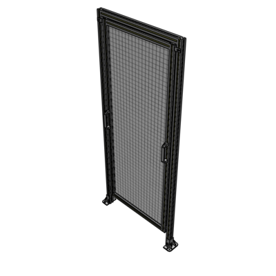 E5-2135-0900-0150-GYMTK SINGLE REMOVABLE PANEL WITH LEGS AND A HEADER 2135MM X 900MM 1" MESH, AS A KIT
