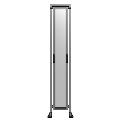 E5-2400-0450-0150-GYPTK SINGLE REMOVABLE PANEL WITH LEGS AND A HEADER  2400MM X 450MM 1/4" POLYCARBONATE, AS A KIT