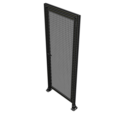 G2-2135-0820-0150-EYMTK DOOR WITH HEADER, HANDLE WITH INTERNAL EGRESS ON LEFT 2135MM X 820MM 1" MESH, AS A KIT
