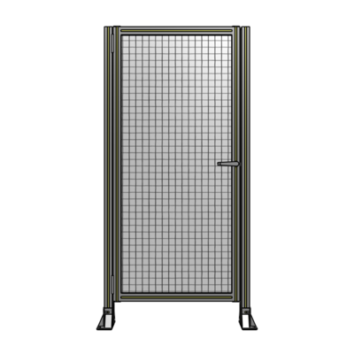 DOOR-ROBUST FRAME, HANDLE/INTERNAL EGRESS ON RIGHT 1700MM X 820MM 1&quot; MESH, AS A KIT