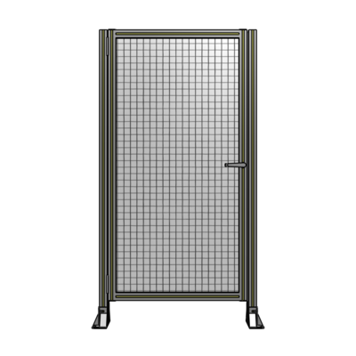 DOOR-ROBUST FRAME, HANDLE/INTERNAL EGRESS ON RIGHT 1700MM X 900MM 1&quot; MESH, AS A KIT