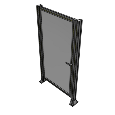 G5-1700-0900-0150-EYPTA DOOR-ROBUST FRAME, HANDLE/INTERNAL EGRESS ON RIGHT 1700MM X 900MM 1/4" POLYCARBONATE, ASSEMBLED