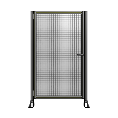 DOOR-ROBUST FRAME, HANDLE/INTERNAL EGRESS ON RIGHT 1700MM X 1000MM 1&quot; MESH, FULLY ASSEMBLED