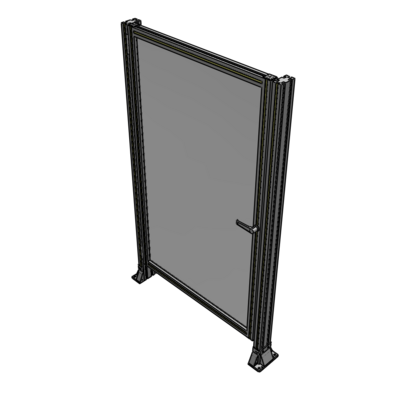 G5-1700-1020-0150-EYPTK DOOR-ROBUST FRAME, HANDLE/INTERNAL EGRESS ON RIGHT 1700MM X 1020MM 1/4" POLYCARBONATE, AS A KIT