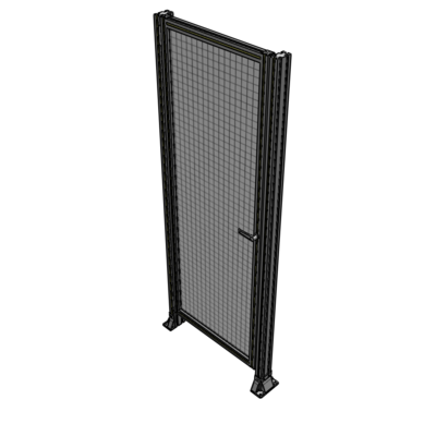 G5-2135-0820-0150-EYMTA DOOR-ROBUST FRAME, HANDLE/INTERNAL EGRESS ON RIGHT 2135MM X 820MM 1" MESH, FULLY ASSEMBLED