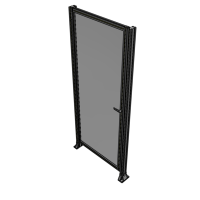 G5-2400-1020-0150-EYPTA DOOR-ROBUST FRAME, HANDLE/INTERNAL EGRESS ON RIGHT 2135MM X 1020MM 1/4" POLYCARBONATE, ASSEMBLED