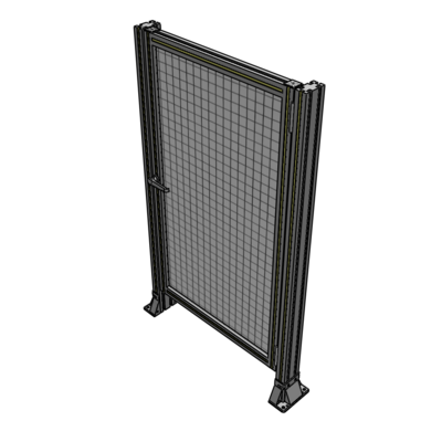 G6-1400-0820-0150-EYMTK DOOR-ROBUST FRAME, HANDLE/INTERNAL EGRESS ON LEFT 1400MM X 820MM 1" MESH, AS A KIT