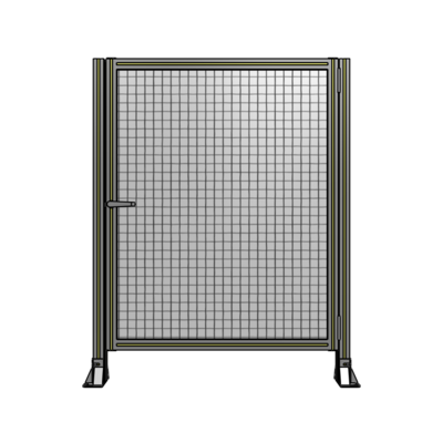 DOOR-ROBUST FRAME, HANDLE/INTERNAL EGRESS ON LEFT 1400MM X 1100MM 1&quot; MESH, AS A KIT