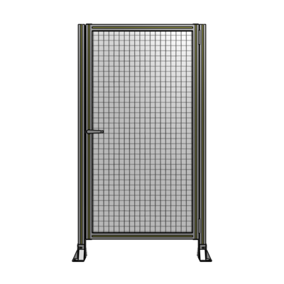 DOOR-ROBUST FRAME, HANDLE/INTERNAL EGRESS ON LEFT 1700MM X 920MM 1&quot; MESH, AS A KIT