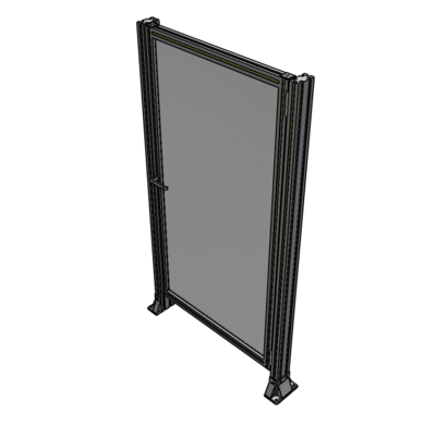 G6-1700-0920-0150-EYPTK DOOR-ROBUST FRAME, HANDLE/INTERNAL EGRESS ON LEFT 1700MM X 920MM 1/4" POLYCARBONATE, AS A KIT