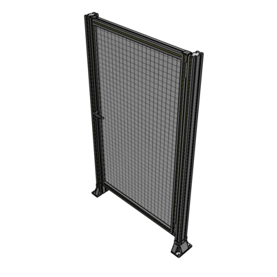 G6-1700-1000-0150-EYMTA DOOR-ROBUST FRAME, HANDLE/INTERNAL EGRESS ON LEFT 1700MM X 1000MM 1" MESH, FULLY ASSEMBLED