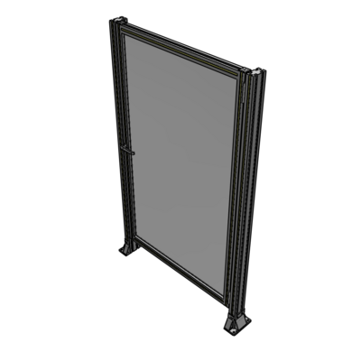 G6-1700-1020-0150-EYPTK DOOR-ROBUST FRAME, HANDLE/INTERNAL EGRESS ON LEFT 1700MM X 1020MM 1/4" POLYCARBONATE, AS A KIT