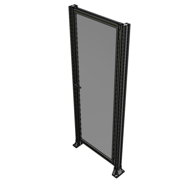 G6-2135-0820-0150-EYPTK DOOR-ROBUST FRAME, HANDLE/INTERNAL EGRESS ON LEFT 2135MM X 820MM 1/4" POLYCARBONATE, AS A KIT