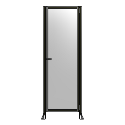 DOOR-ROBUST FRAME, HANDLE/INTERNAL EGRESS ON LEFT 2135MM X 820MM 1/4" POLYCARBONATE, AS A KIT