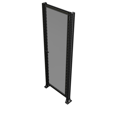 G6-2400-0820-0150-EYPTK DOOR-ROBUST FRAME, HANDLE/INTERNAL EGRESS ON LEFT 2135MM X 820MM 1/4" POLYCARBONATE, AS A KIT