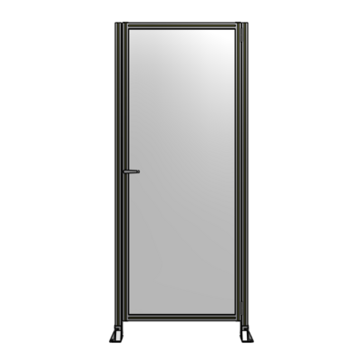G6-2400-1000-0150-EYPTA DOOR-ROBUST FRAME, HANDLE/INTERNAL EGRESS ON LEFT 2135MM X 1000MM 1/4" POLYCARBONATE, ASSEMBLED